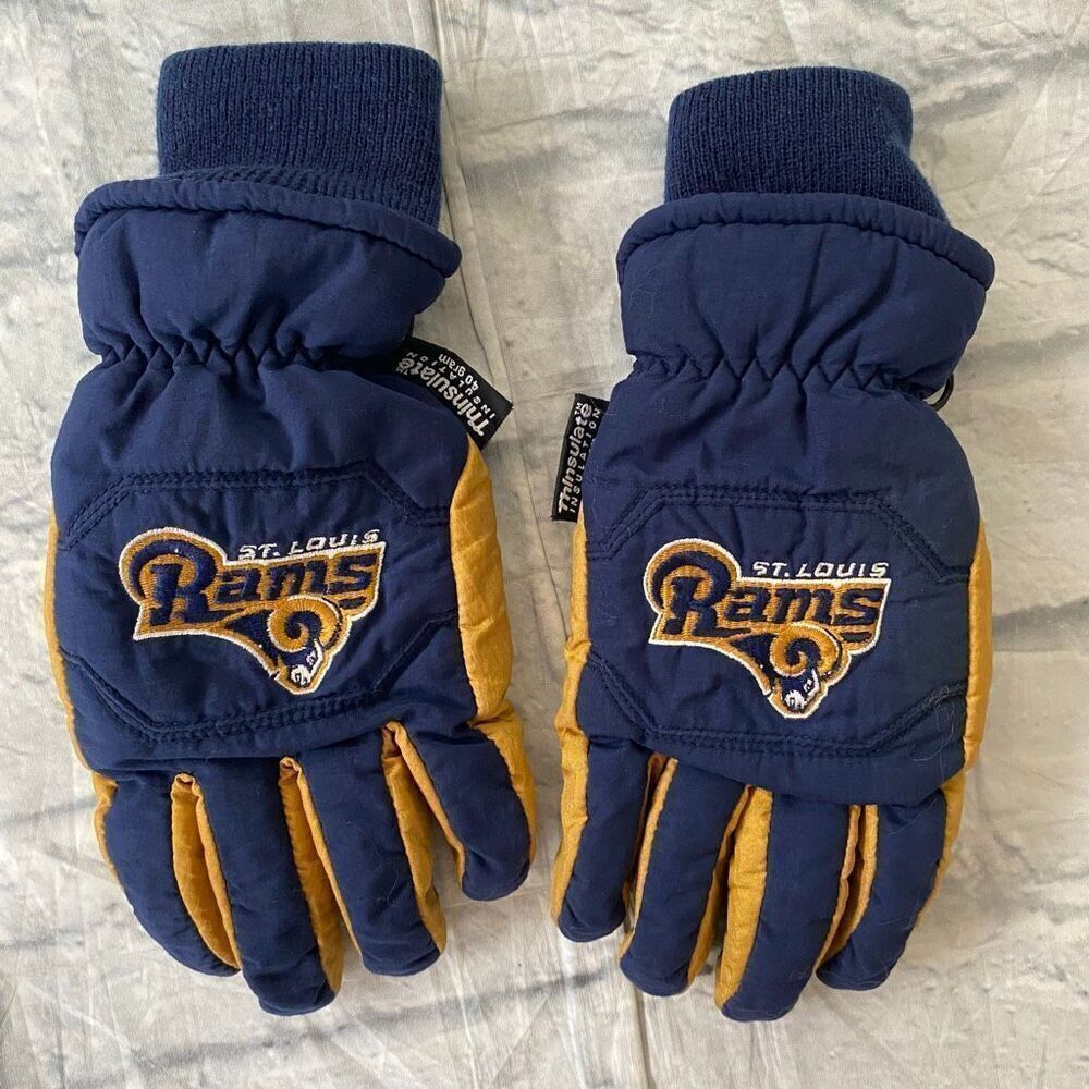 Thinsulate insulation 40 gram St Louis Rams kids gloves